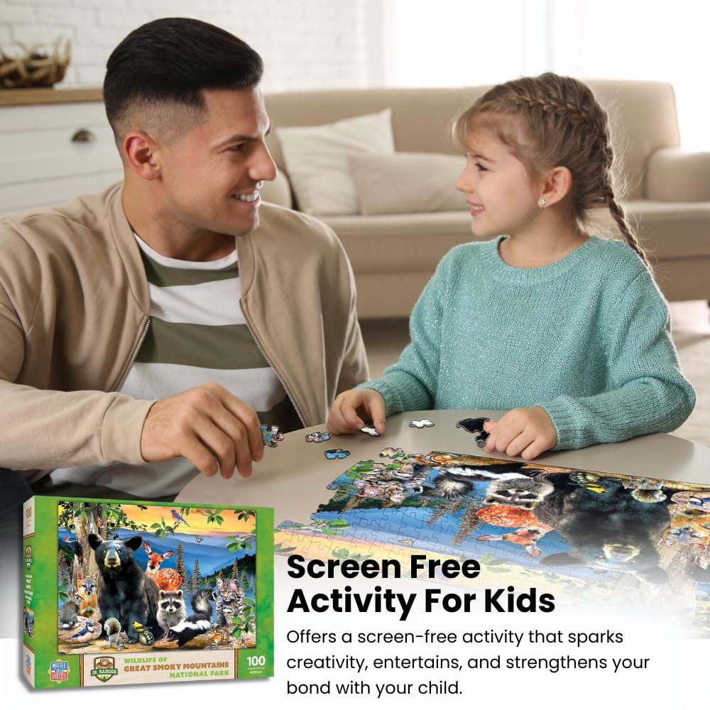 MasterPieces Mossy Oak Young Pack 100-Piece Kids Puzzle – 14x19