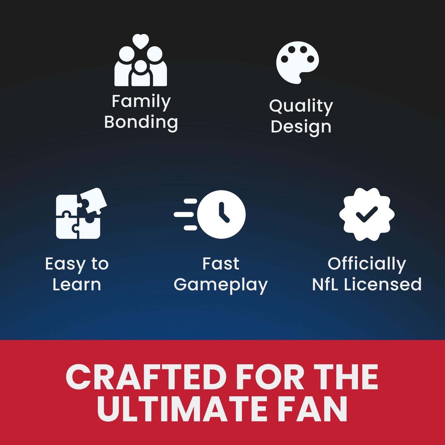 MasterPieces NFL League Fanzy Dice Game – Officially Licensed Family Game for Kids & Adults