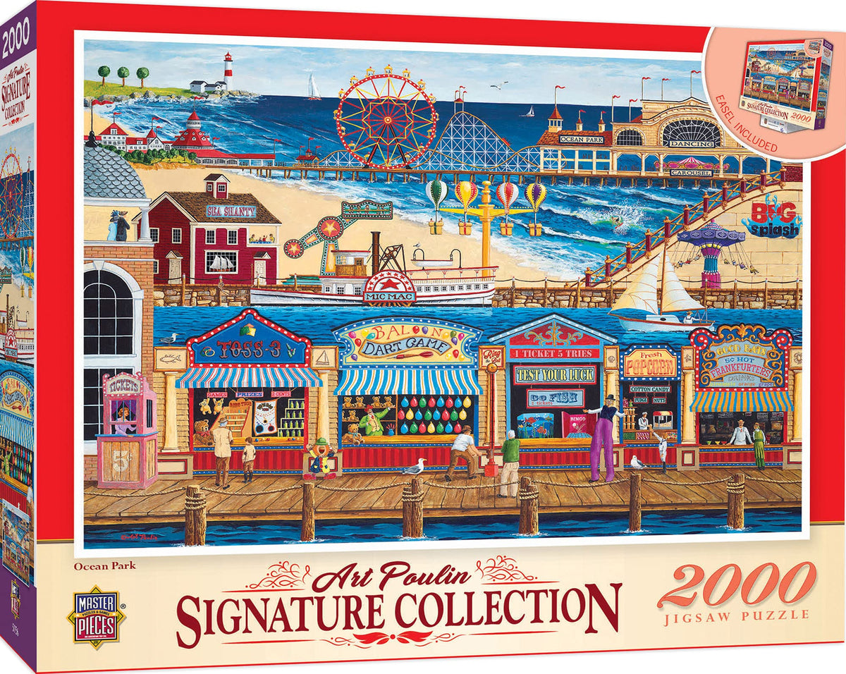 MasterPieces Ocean Park 2000-Piece Jigsaw Puzzle – 39x27, Eco-Friendly Family Fun