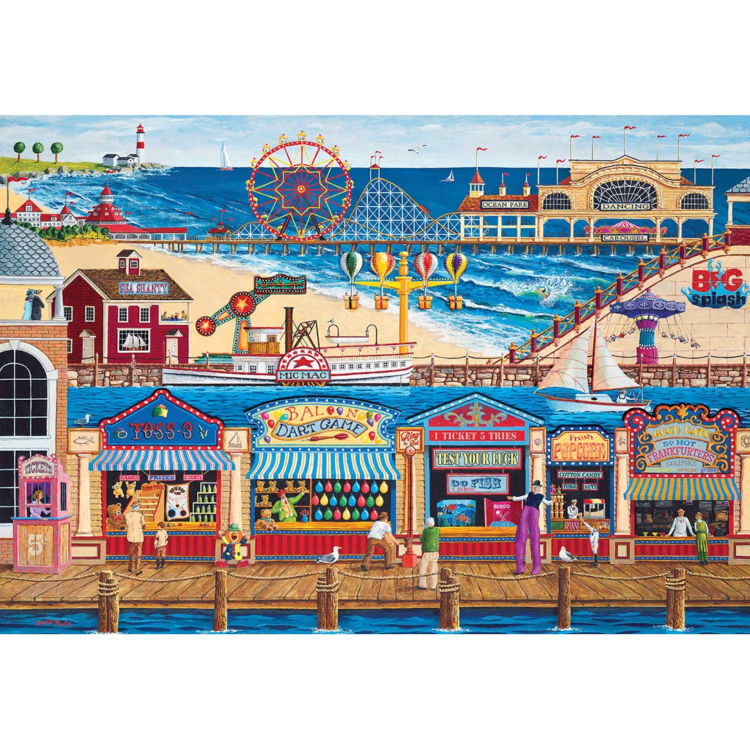 MasterPieces Ocean Park 2000-Piece Jigsaw Puzzle – 39x27, Eco-Friendly Family Fun