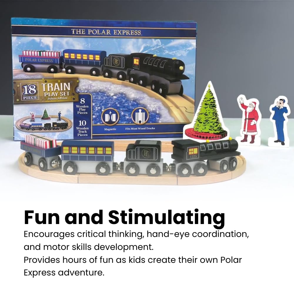 MasterPieces Polar Express Train 3-Piece Set – Official Licensed Collector’s Edition