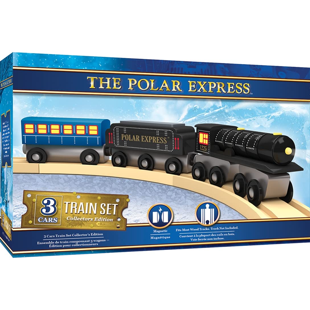 MasterPieces Polar Express Train 3-Piece Set – Official Licensed Collector’s Edition