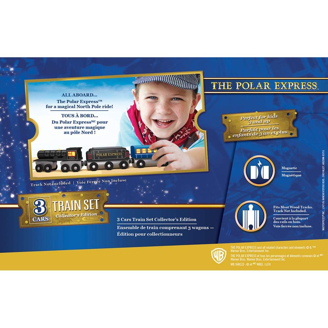 MasterPieces Polar Express Train 3-Piece Set – Official Licensed Collector’s Edition