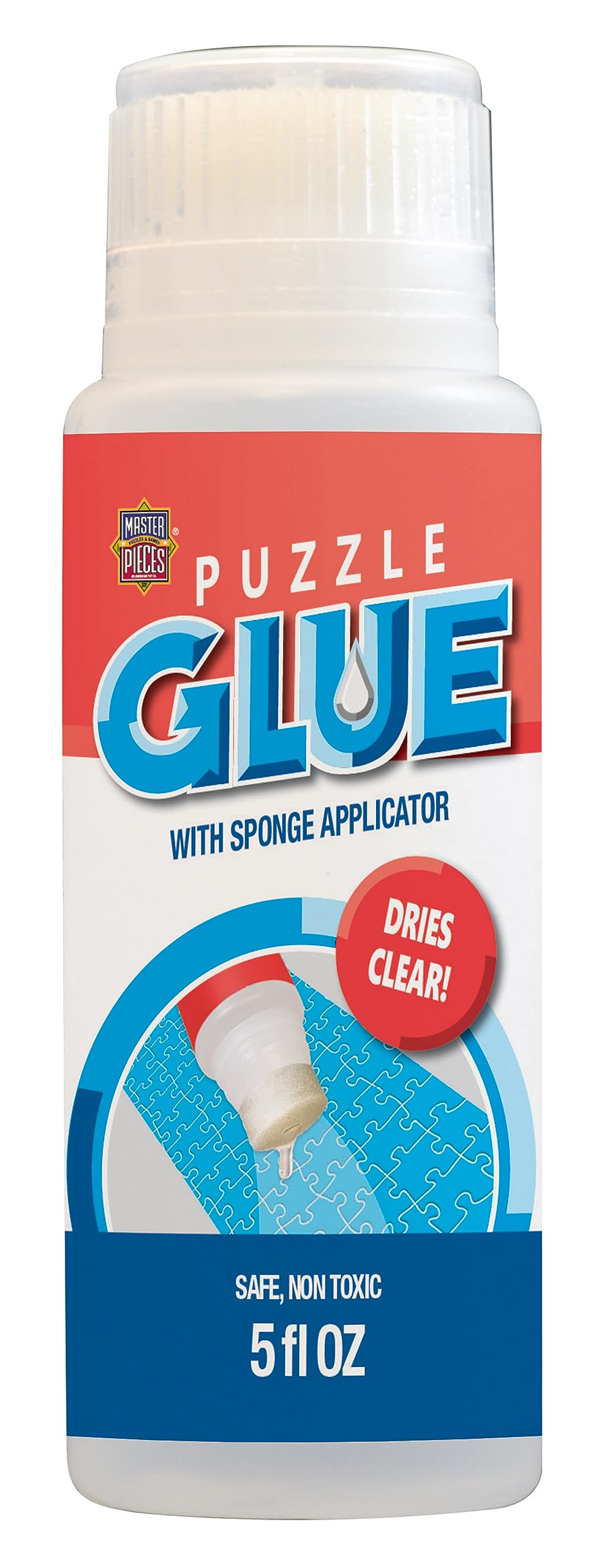 MasterPieces Puzzle Glue with Sponge Applicator - 5oz