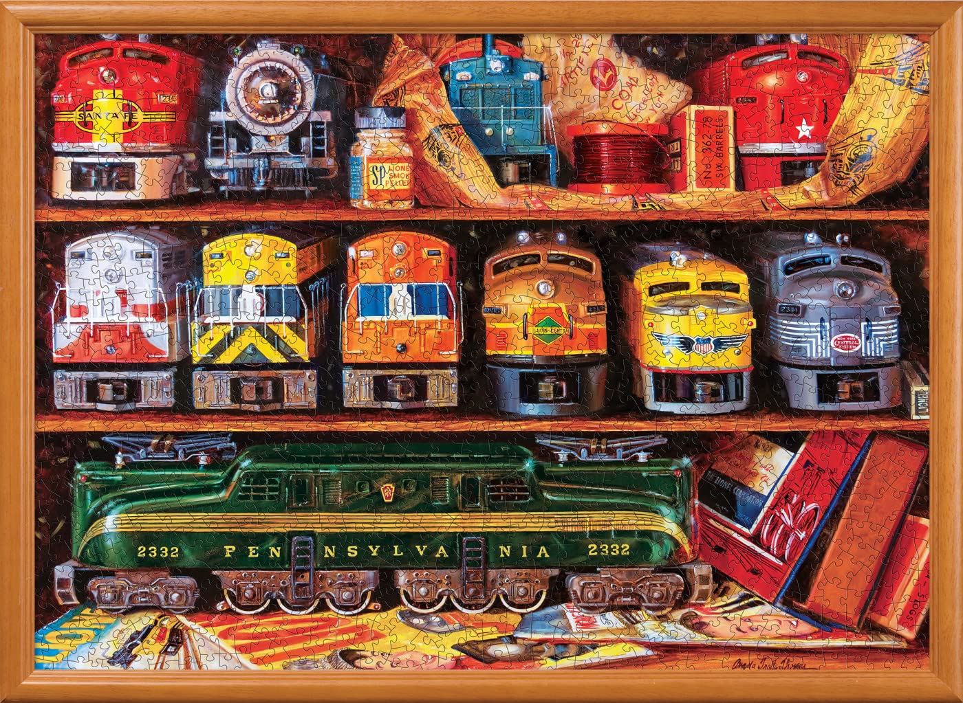 MasterPieces 1000-Piece Lionel Trains Jigsaw Puzzle — Official Licensed, 19.25 x 26.75 inches