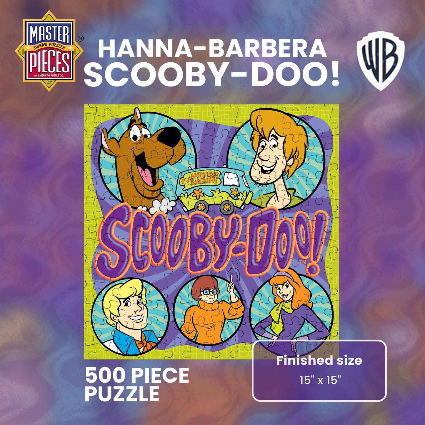 MasterPieces Hannah-Barbera Scooby-Doo 500-Piece Jigsaw Puzzle – 15x15