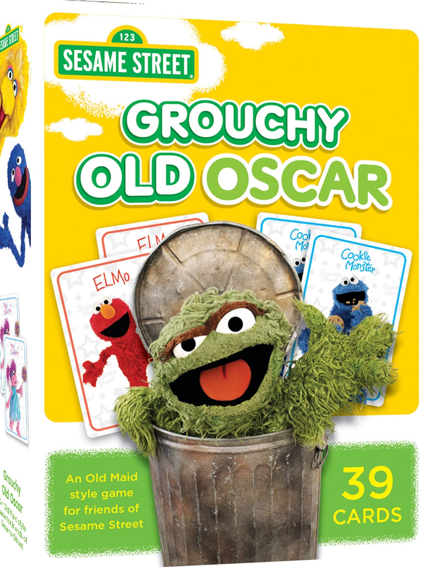 MasterPieces Sesame Street Grouchy Old Oscar Card Game – Fun for Kids & Family