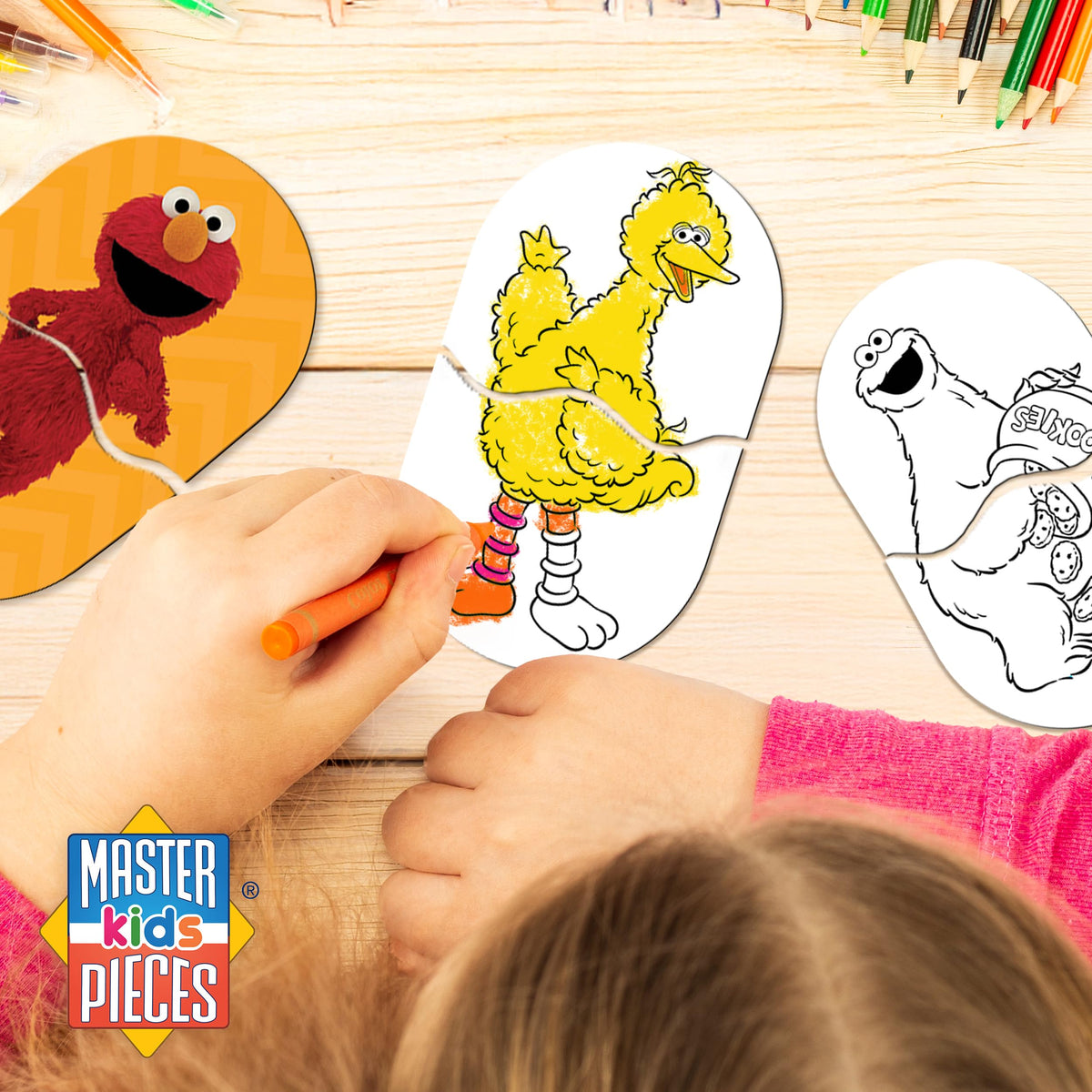 MasterPieces Sesame Street Heads & Toes Matching Game – Fun & Educational for Kids