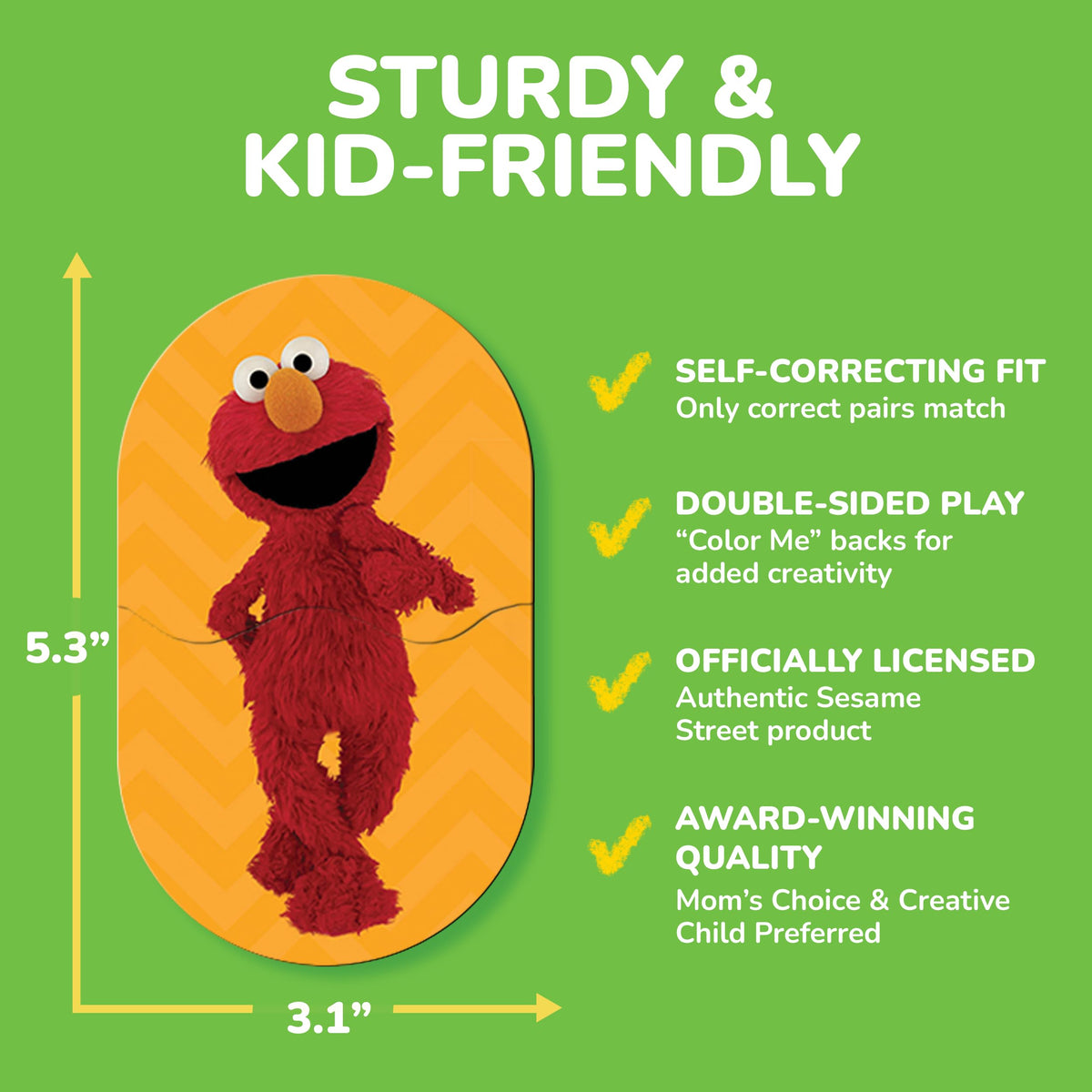 MasterPieces Sesame Street Heads & Toes Matching Game – Fun & Educational for Kids