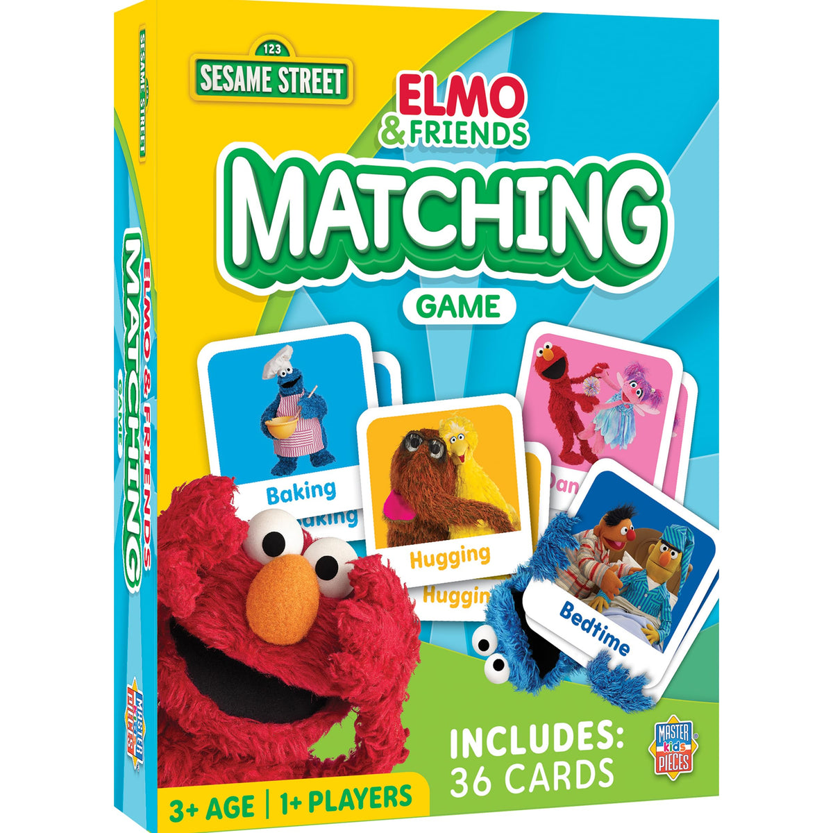 MasterPieces Sesame Street Matching Game – Fun Family Memory for Kids | Official Licensed