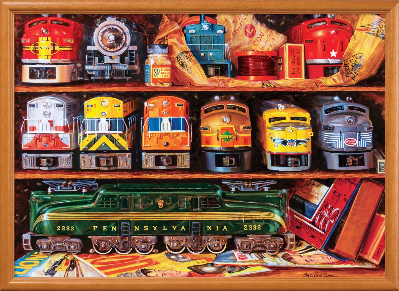 MasterPieces 1000-Piece Lionel Trains Jigsaw Puzzle — Official Licensed, 19.25 x 26.75 inches