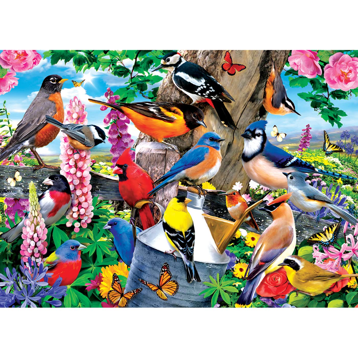 MasterPieces 1000-Piece Jigsaw Puzzle – Spring Gathering (19.25 x 26.75) | For Adults, Families, and Youth