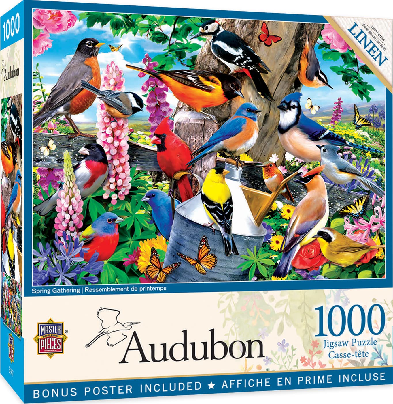 MasterPieces 1000-Piece Jigsaw Puzzle – Spring Gathering (19.25 x 26.75) | For Adults, Families, and Youth