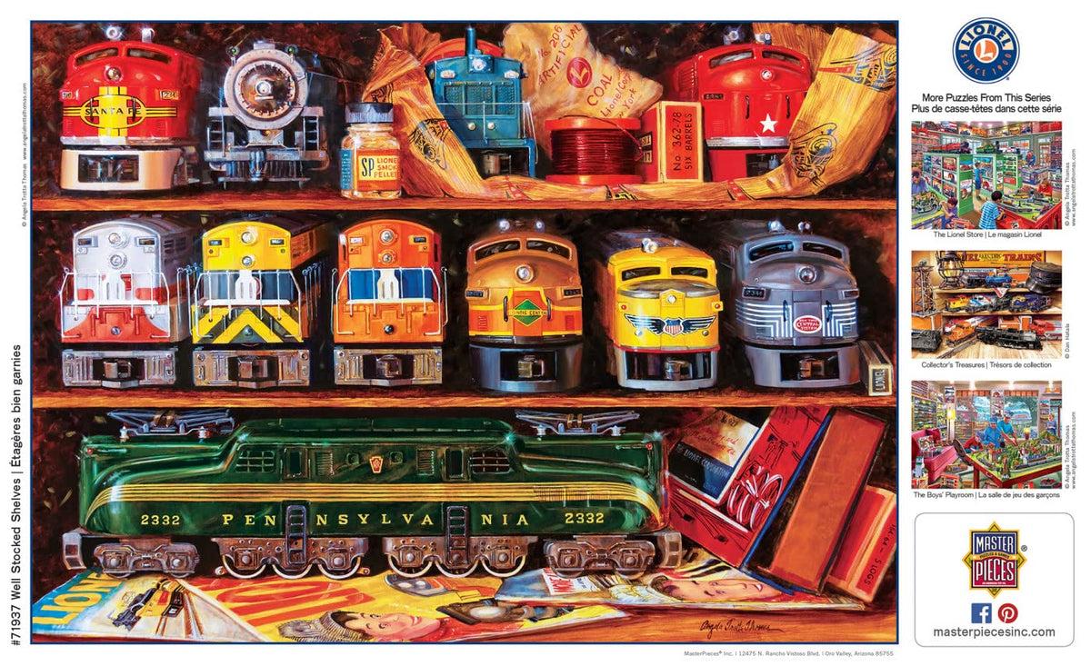 MasterPieces 1000-Piece Lionel Trains Jigsaw Puzzle — Official Licensed, 19.25 x 26.75 inches