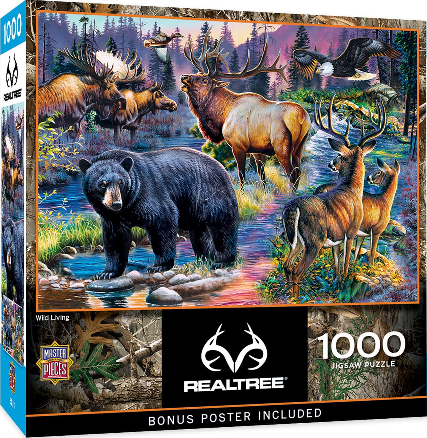 MasterPieces 1000-Piece Jigsaw Puzzle – Wild Living (19.25 x 26.75)