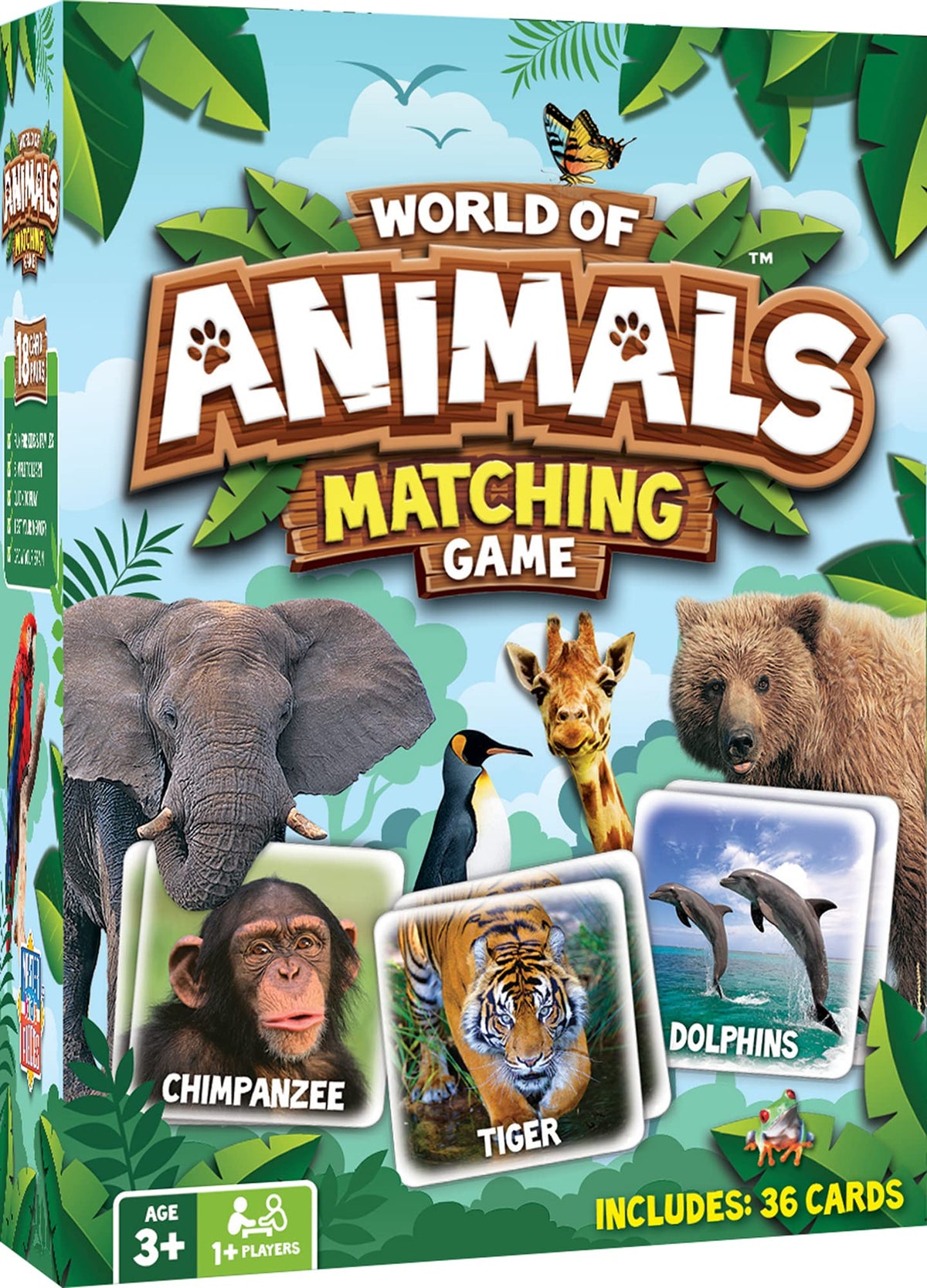 MasterPieces World of Animals Matching Game – Kids & Family Play | Laugh and Learn