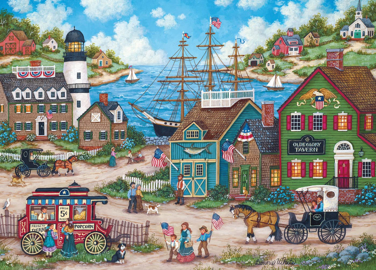 MasterPieces 1000 Piece Jigsaw Puzzle – The Young Patriots | 19.25 x 26.75 in