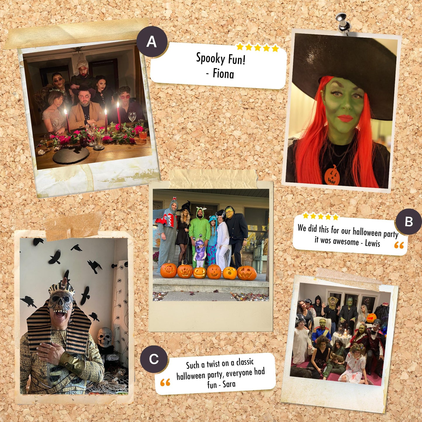 Masters of Mystery Monster Mansion Murder Mystery Dinner Party Game – Spooky Haunted Whodunnit for Adults (4–20 Players)