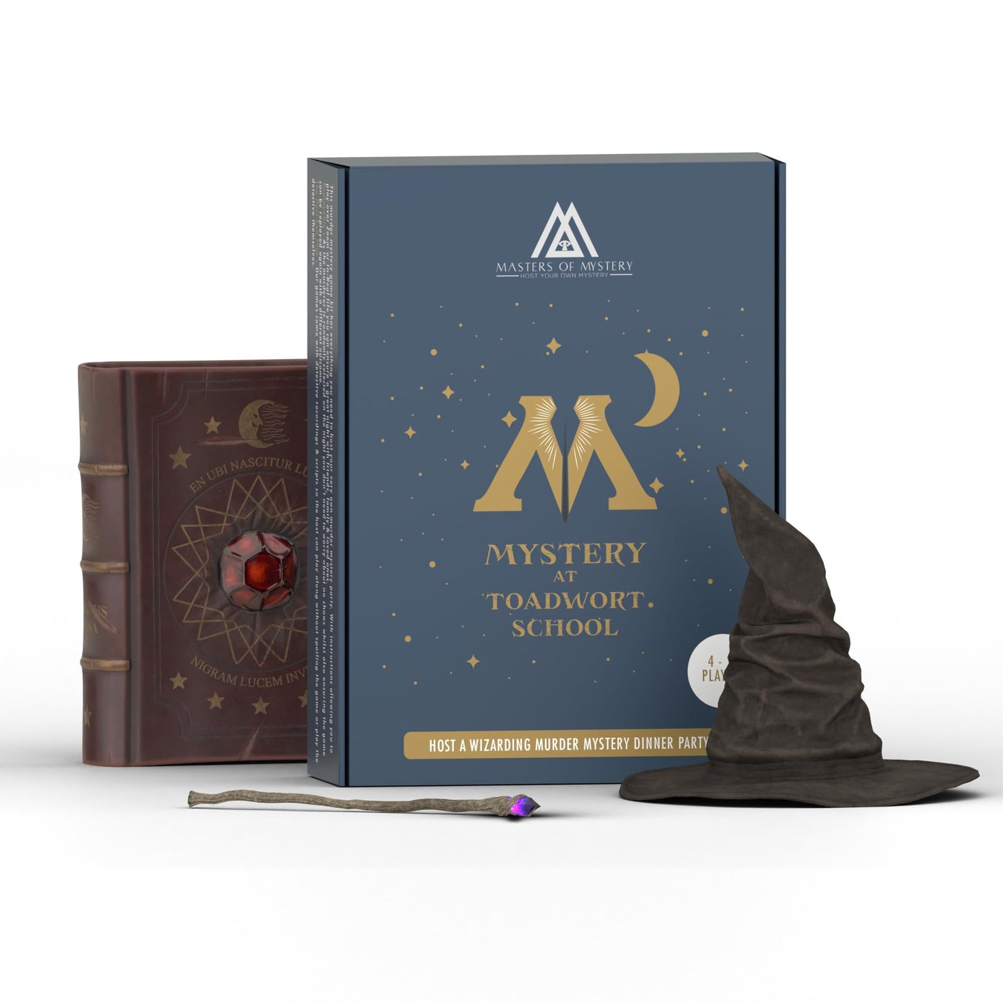 Masters of Mystery Wizarding Murder Mystery Dinner Party Game for 4-20 Players