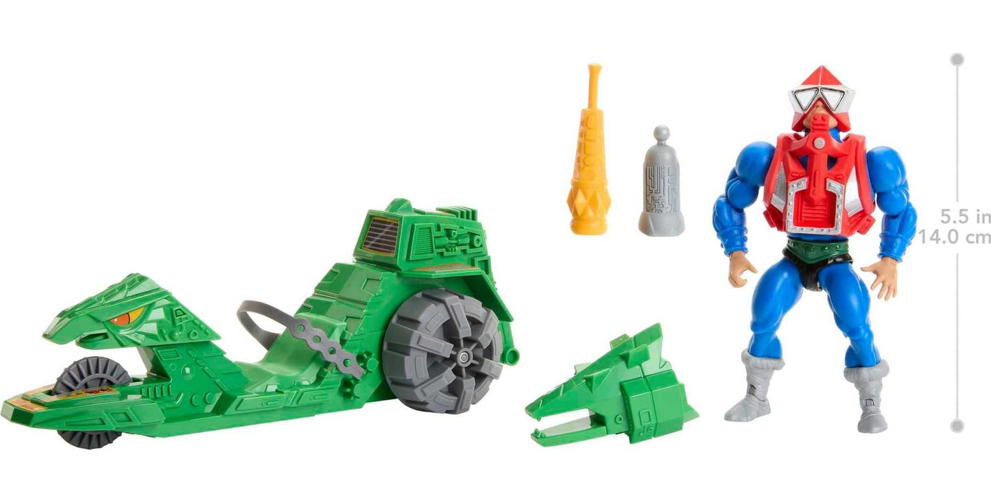 Masters of the Universe Origins Ground Ripper & Mekaneck – 5.5-Inch Figure & Vehicle Pack