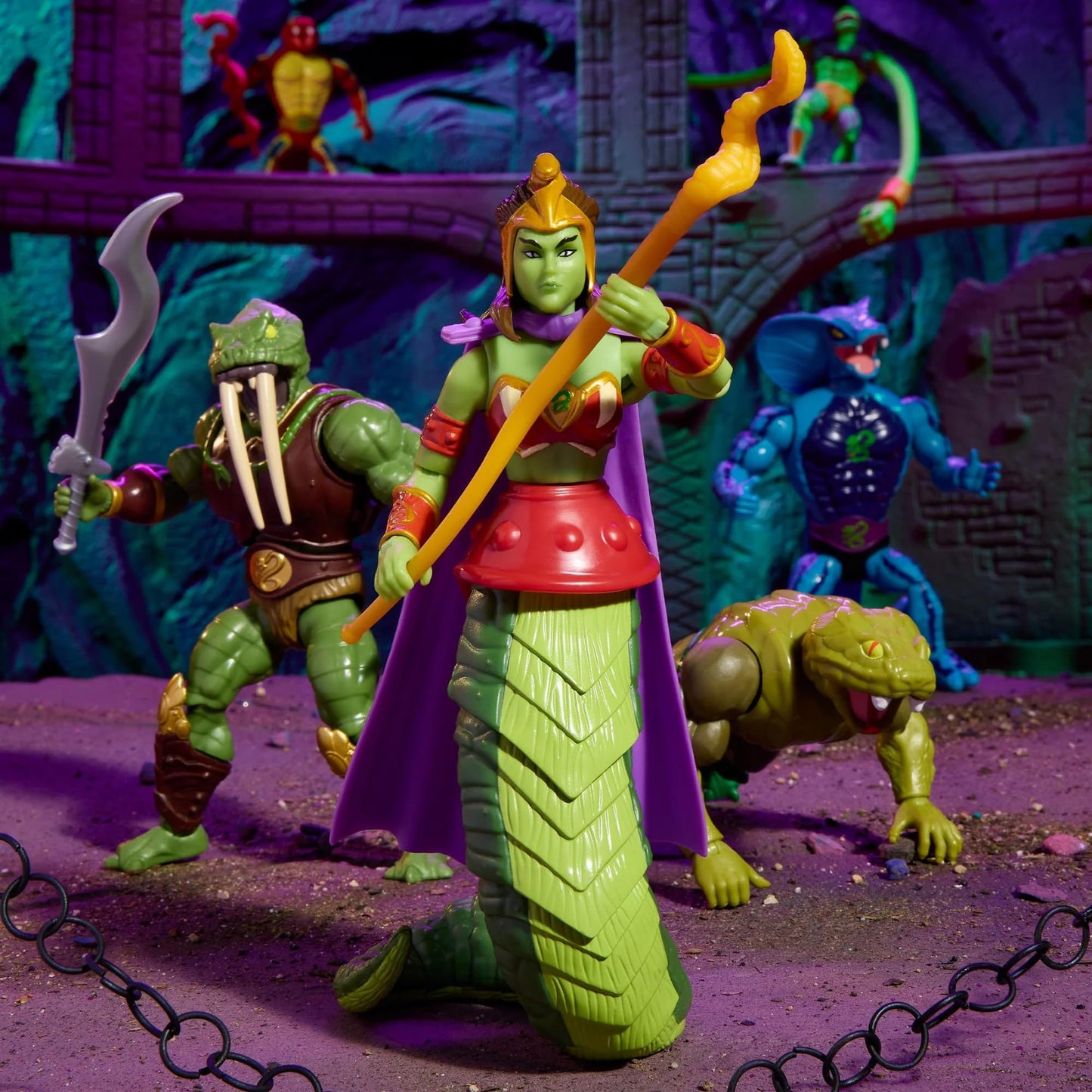 Masters of the Universe Origins Lady Slither Action Figure – Creations Exclusive | 5.5-Inch, 16-Point Articulation