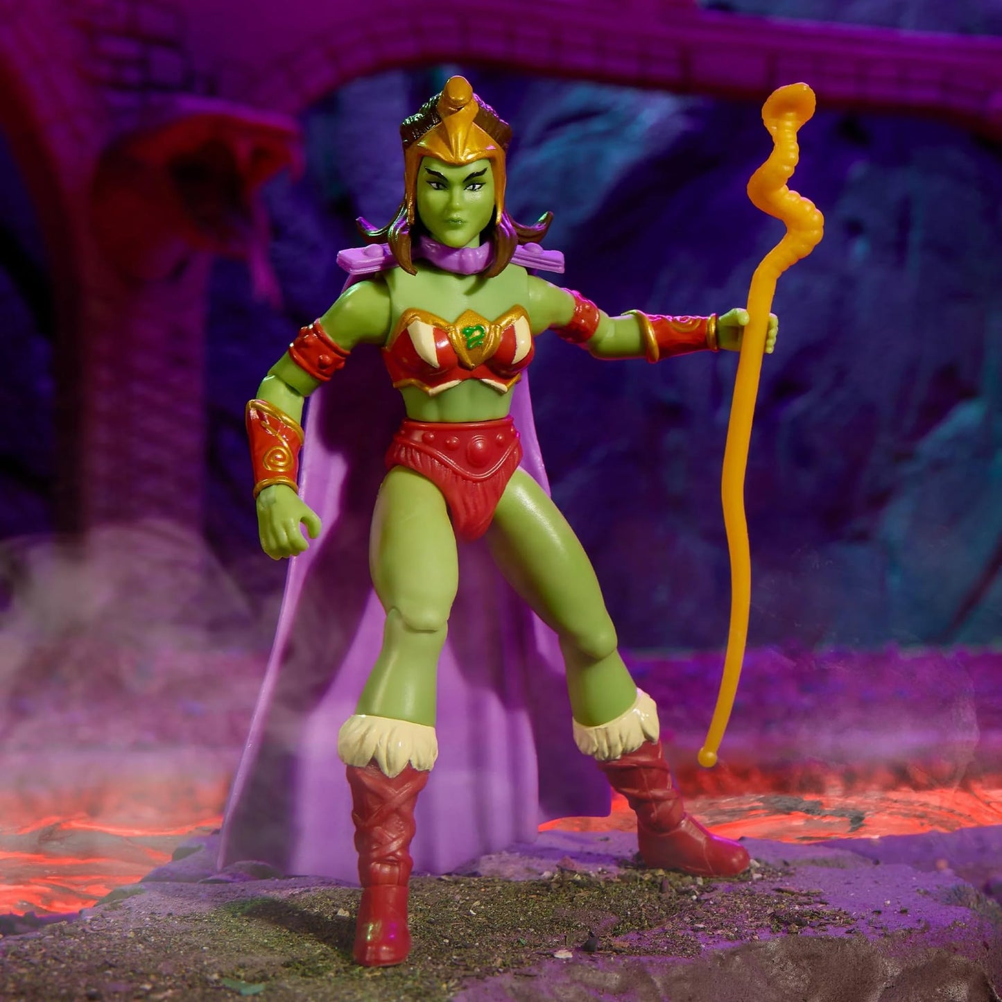 Masters of the Universe Origins Lady Slither Action Figure – Creations Exclusive | 5.5-Inch, 16-Point Articulation