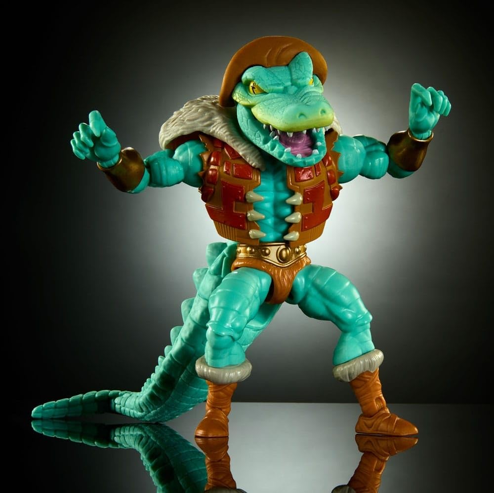 Masters of the Universe Leatherhead 14 cm Figure – Turtles of Grayskull Motu & TMNT