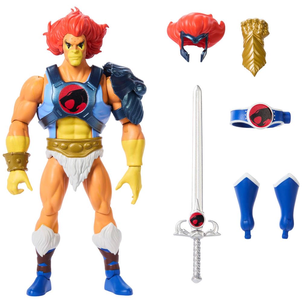 Masters of the Universe Origins Lion-O: 5.5-Inch Crossover Figure with Sword of Omens