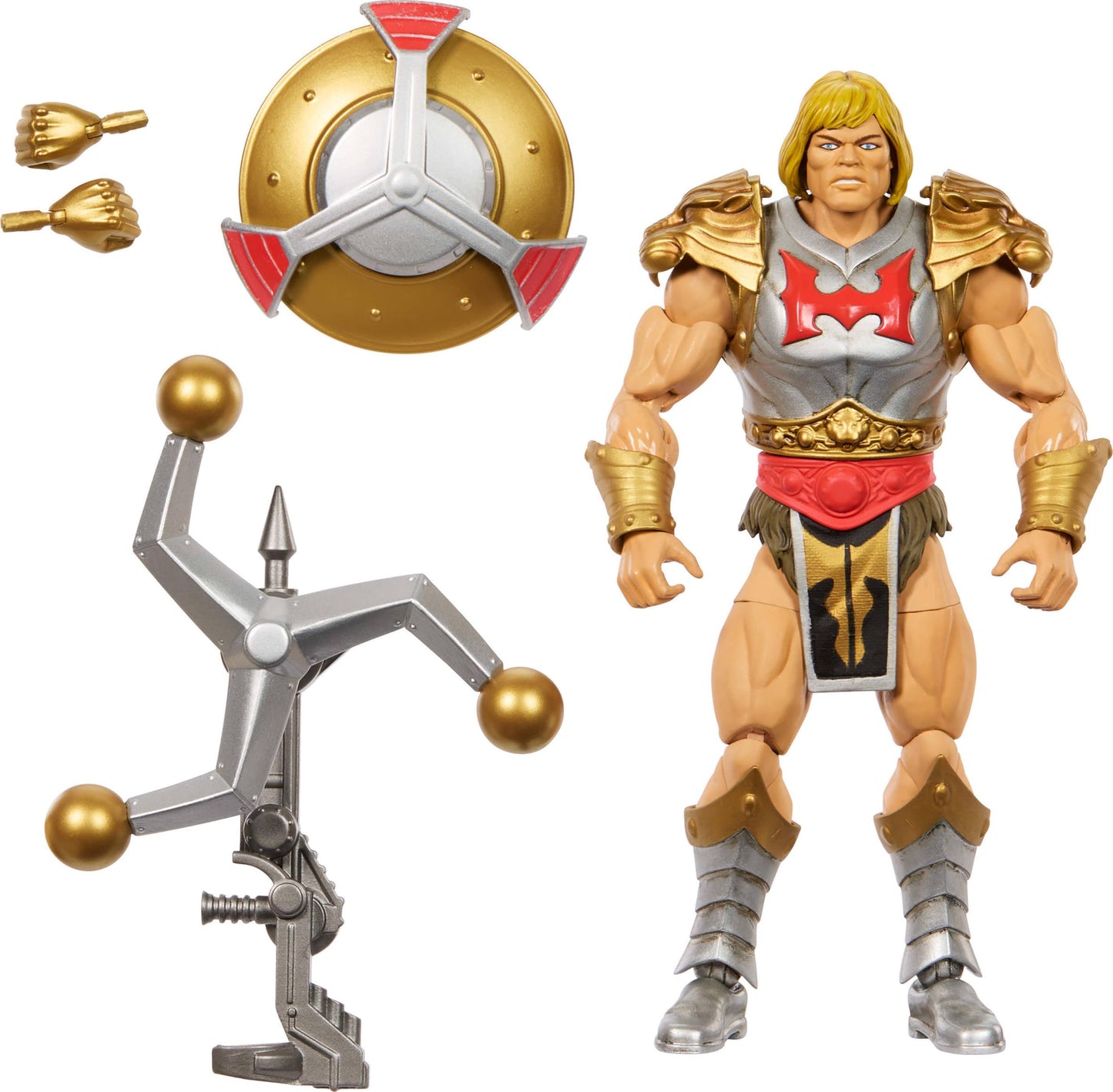 Masters of the Universe Masterverse 7-Inch Flying Fists He-Man Action Figure | New Eternia MOTU Toy