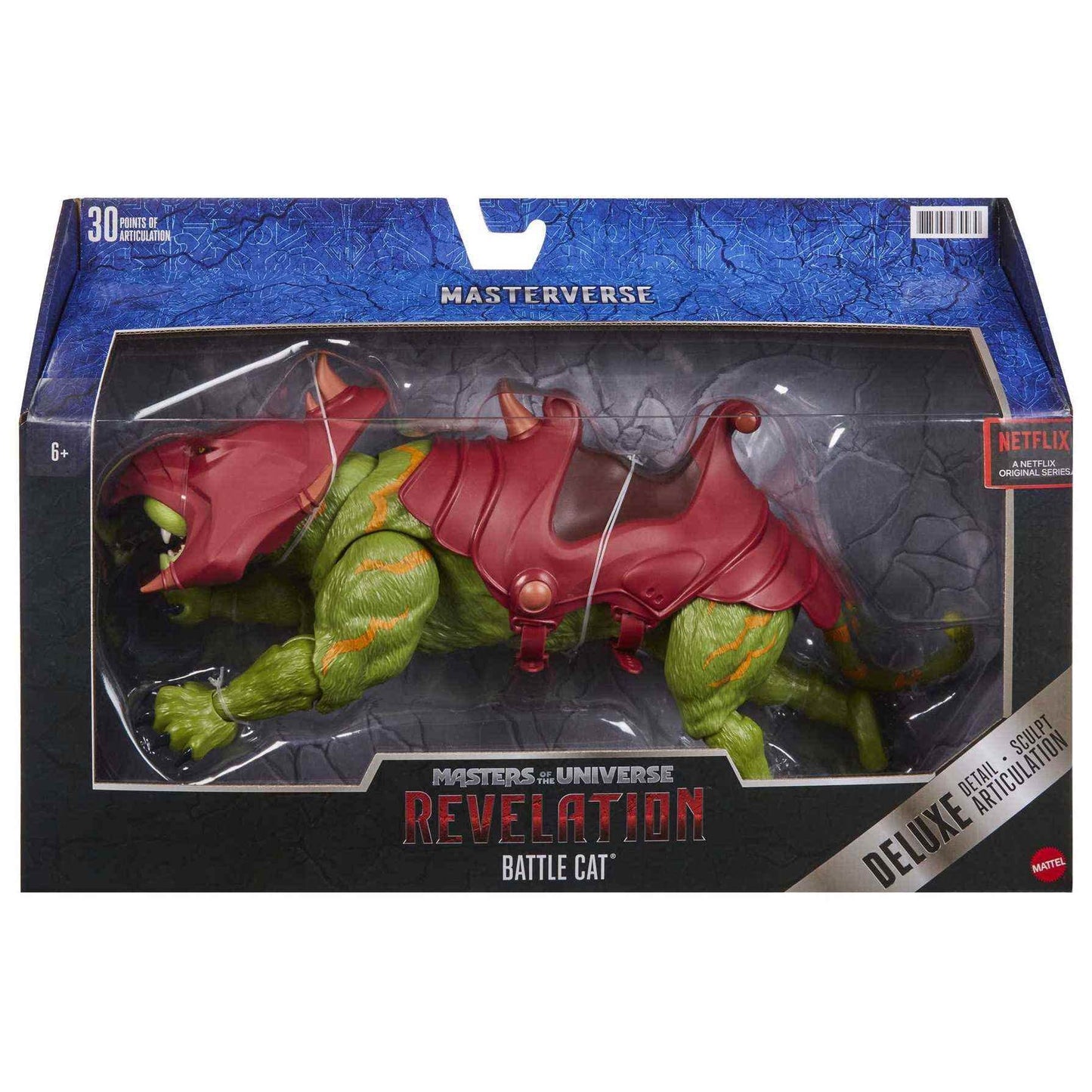 Masters of the Universe Masterverse Battle Cat – 14-In Deluxe Battle Figure | MOTU Revelation, Amazon Exclusive, For Ages 6+