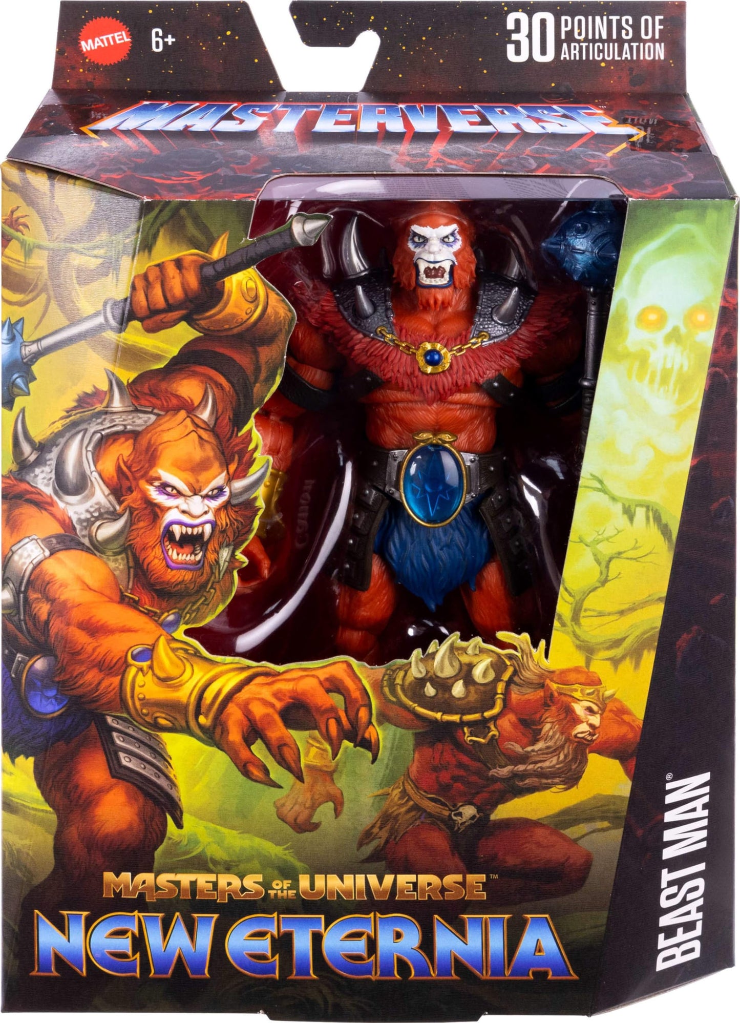Masters of the Universe Masterverse 7-Inch Beast Man Action Figure | New Eternia 30-Point Articulation