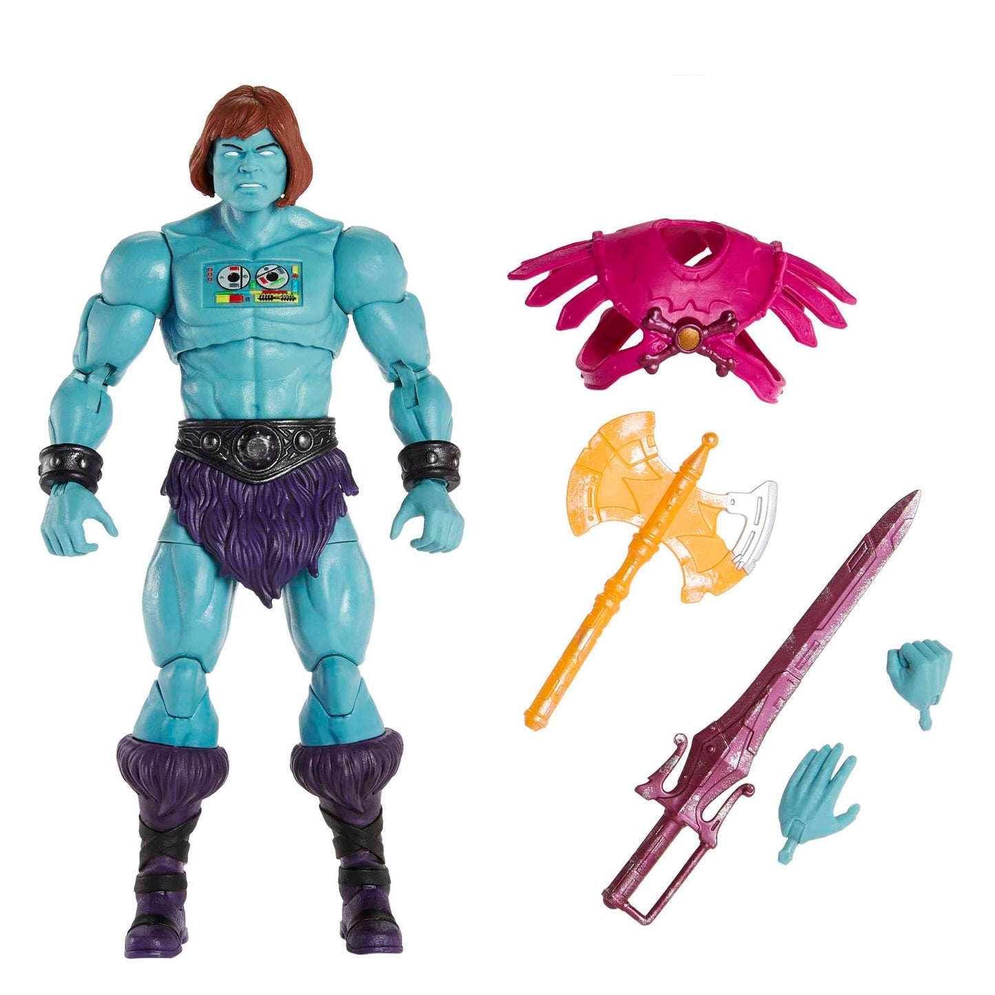 Masters of the Universe Masterverse Faker Figure – New Eternia Collectible with Swappable Hands & Accessories