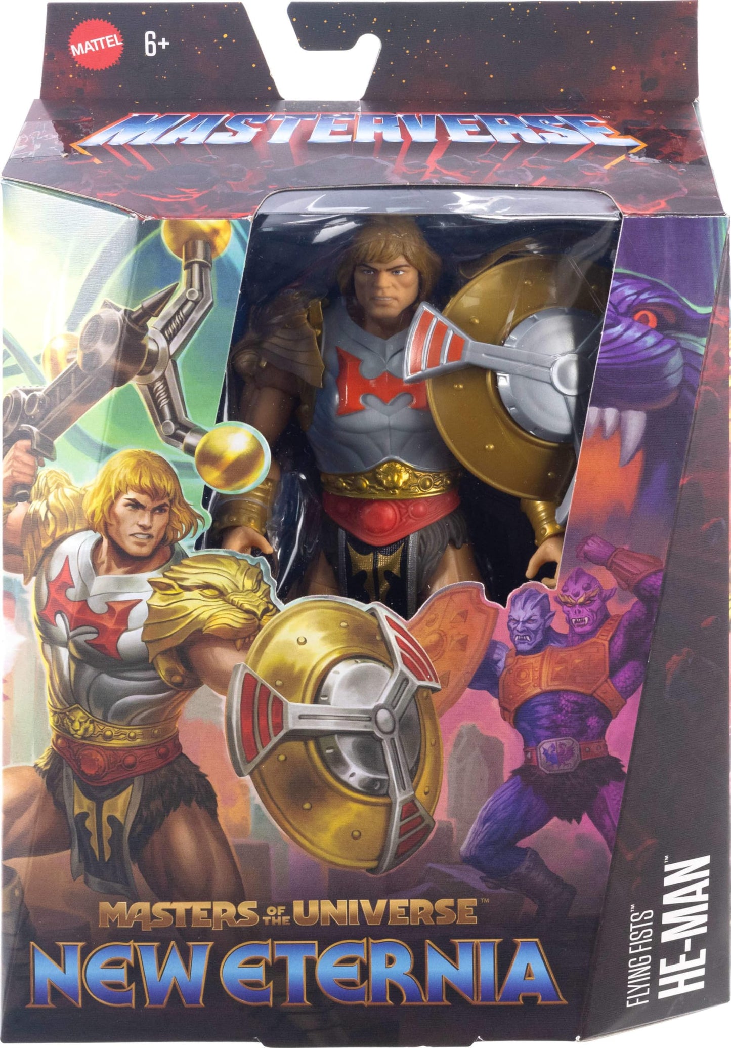 Masters of the Universe Masterverse 7-Inch Flying Fists He-Man Action Figure | New Eternia MOTU Toy