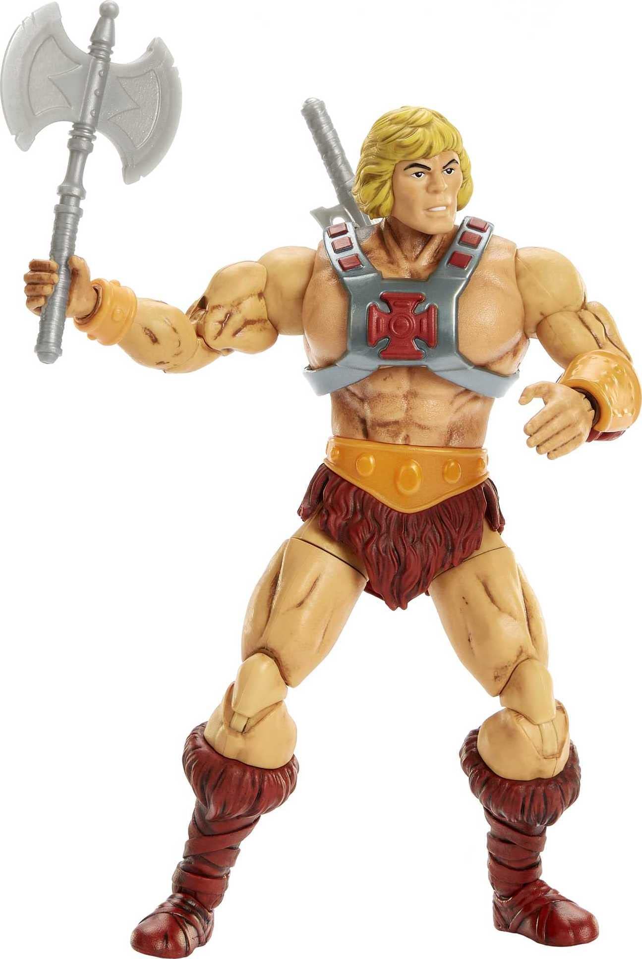 Masters of the Universe Masterverse He-Man 40th Anniversary Figure — 7-Inch Articulated Collectible with Accessories