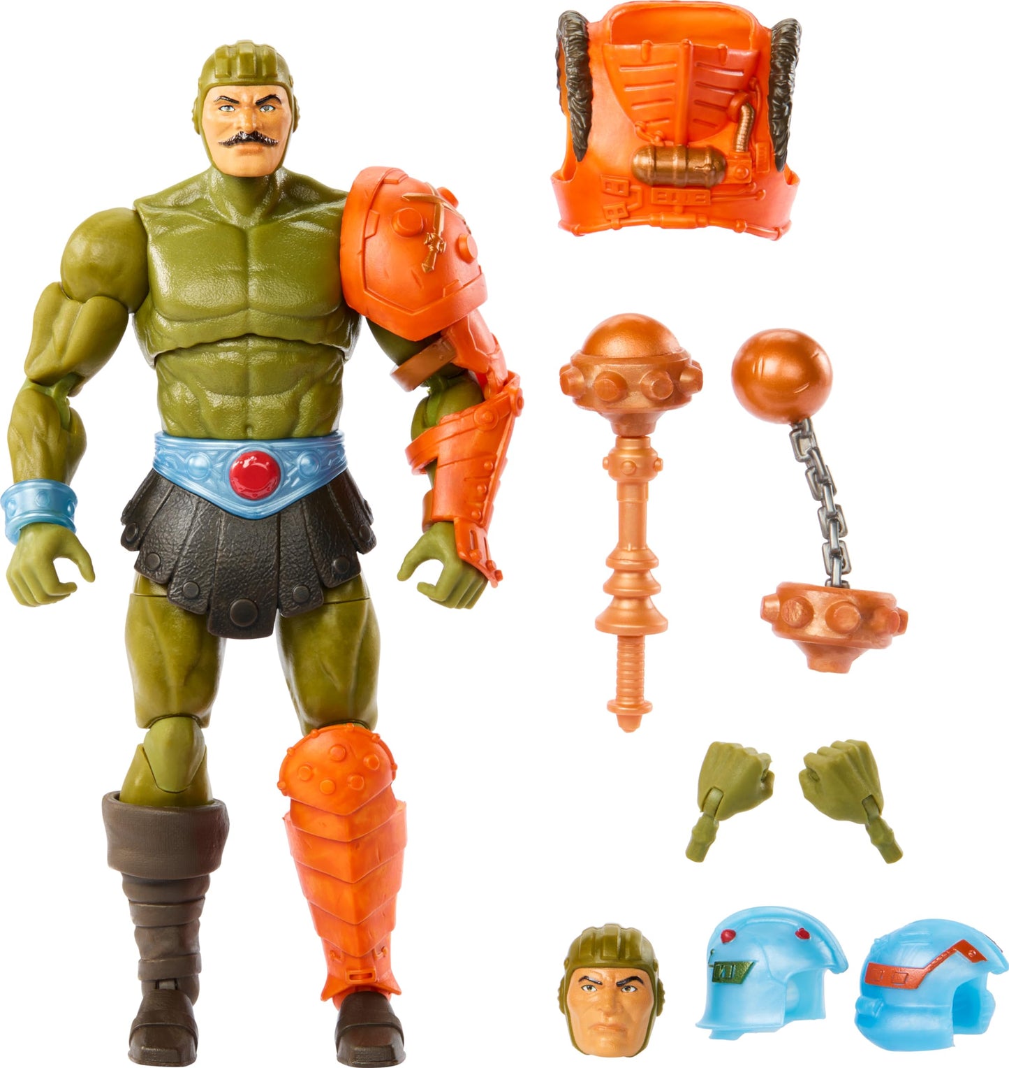 Masters of the Universe Masterverse Man-At-Arms Deluxe 7-Inch Action Figure with 30 Points of Articulation