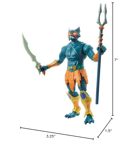 Masters of the Universe Masterverse Mer-Man – 7-Inch Figure for Storytelling & Display | MOTU Revelation