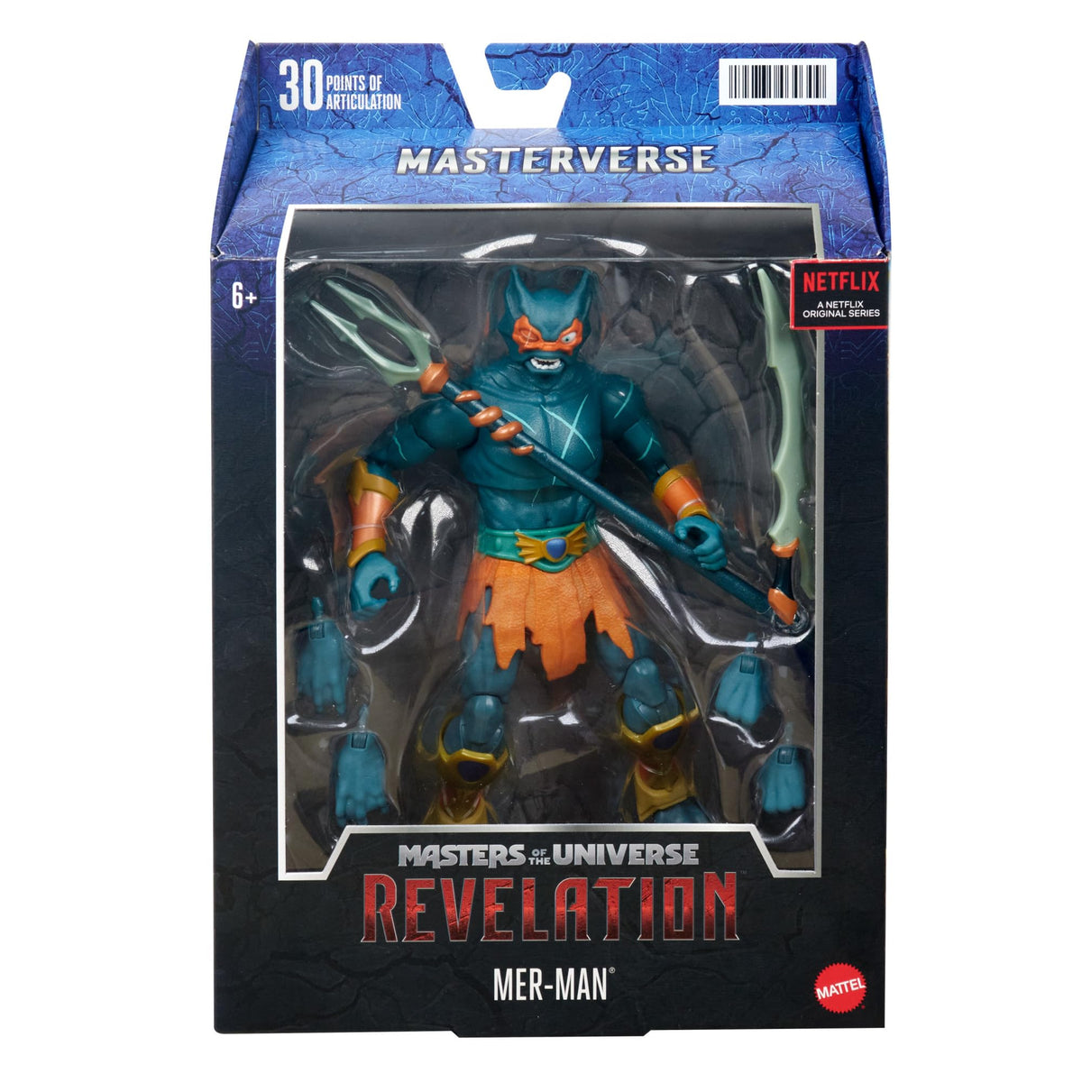 Masters of the Universe Masterverse Mer-Man – 7-Inch Figure for Storytelling & Display | MOTU Revelation