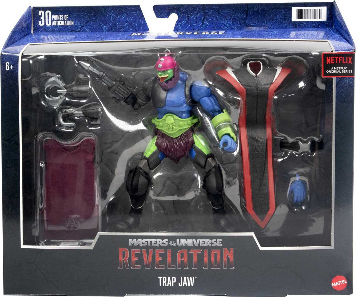 Masters of the Universe Masterverse Revelation Trap Jaw Action Figure – 7-inch, 30+ Joints, Swappable Hands & Battle Accessories