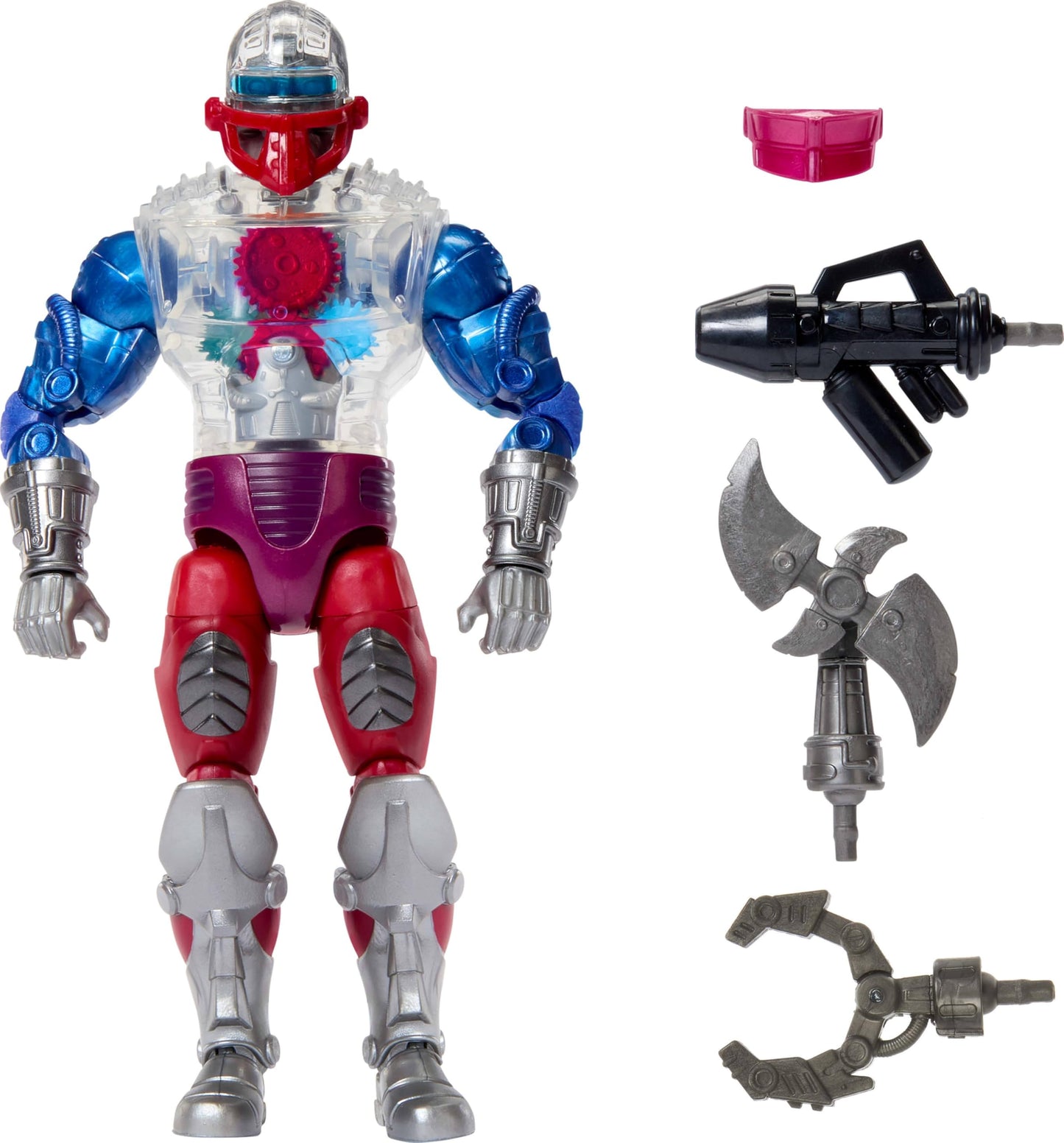 Masters of the Universe Masterverse Roboto 7-Inch Action Figure – New Eternia, 30 Articulations