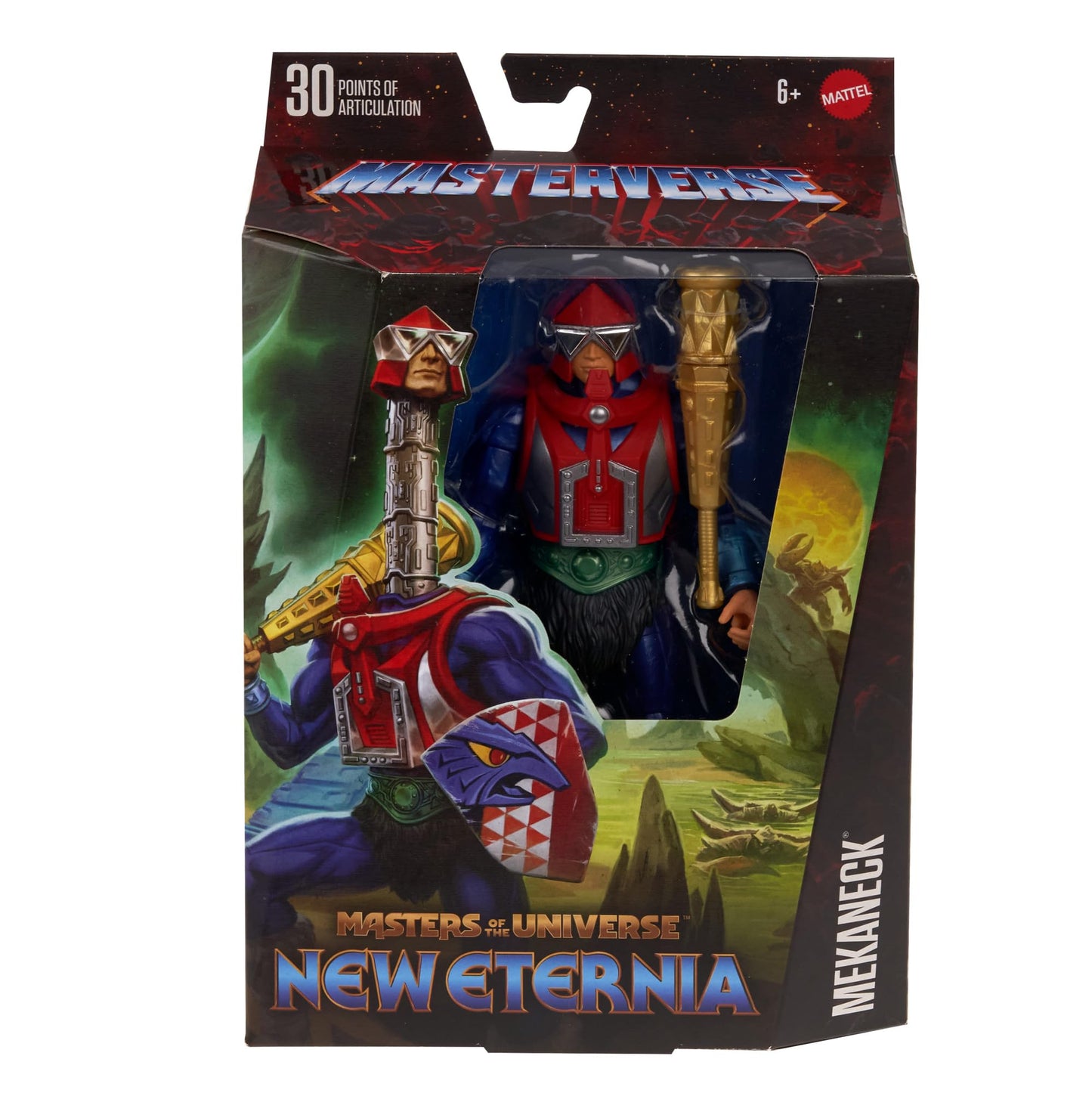 Masters of the Universe Masterverse Mekaneck Deluxe Action Figure – New Eternia, 7-Inch