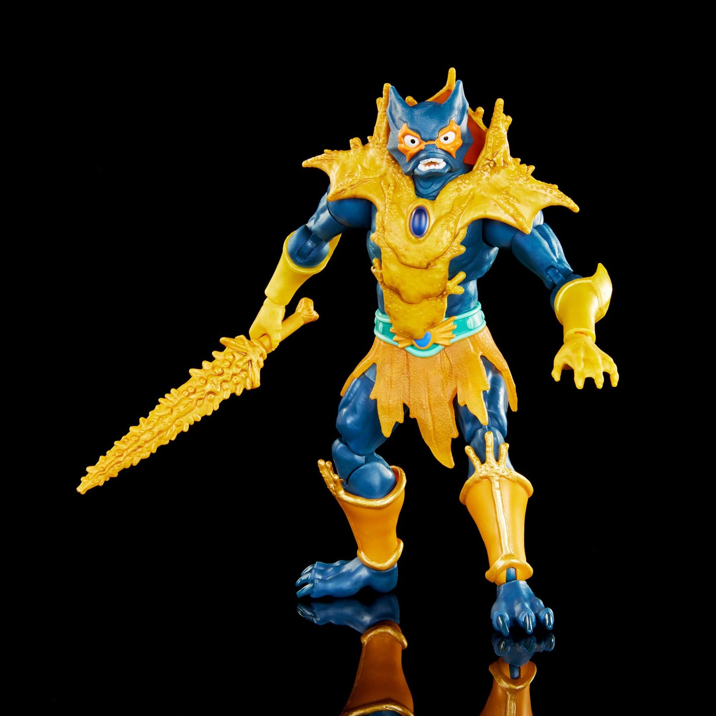 Masters of the Universe Masterverse Mer-Man Action Figure – Deluxe Collectible with Sword, Swappable Hands & Chest Armor