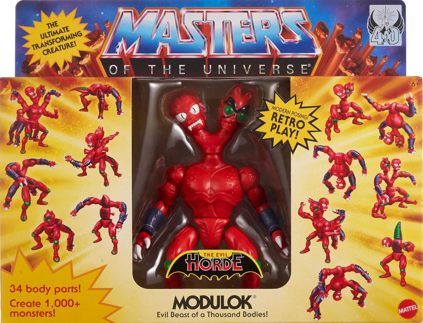 Masters of the Universe Origins Modulok Deluxe Action Figure – 5.5-inch, 34 Modular Parts