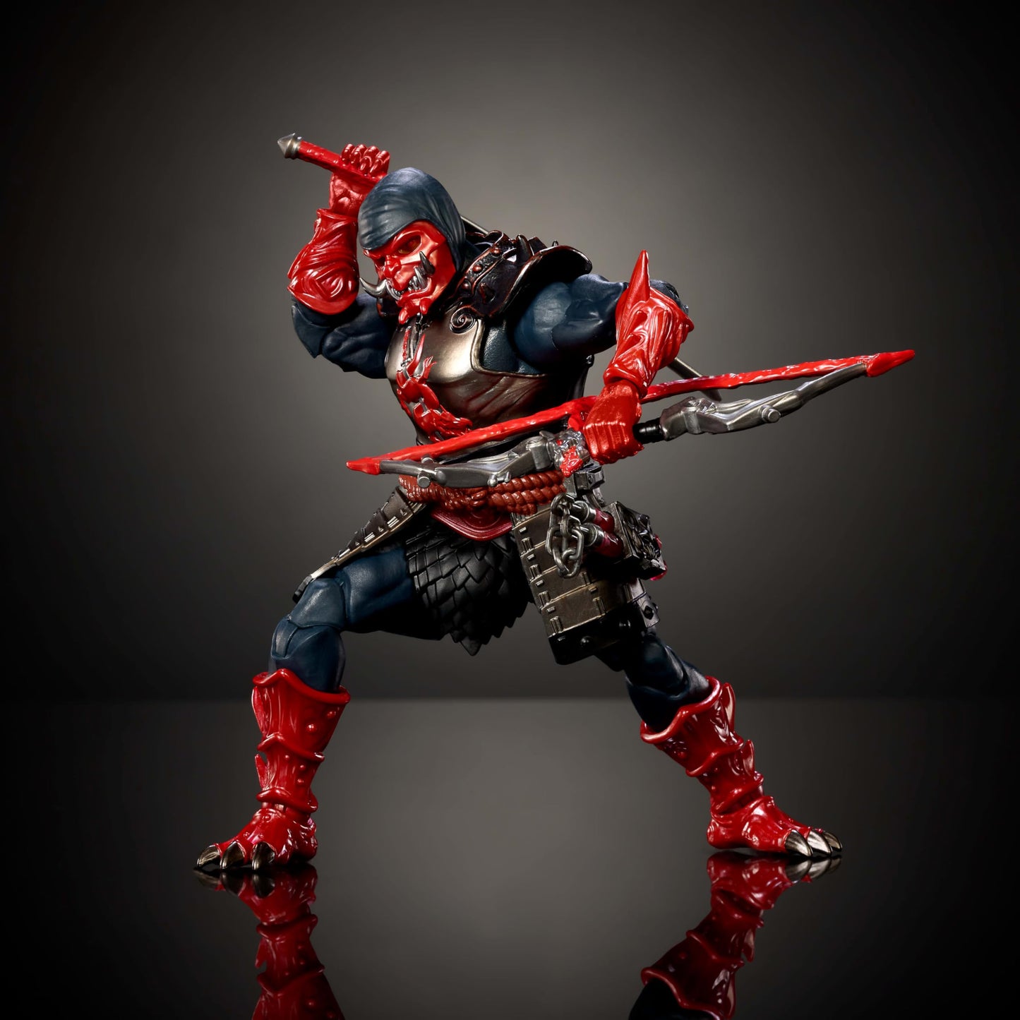 Masters of the Universe Ninjor Masterverse Figure – 7-Inch, 30 Points of Articulation, Armor & Weapons