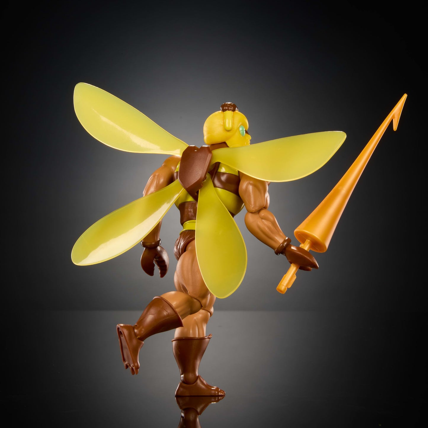 Masters of the Universe Origins Buzz-Off Action Figure – 5.5-Inch Winged Bee Leader with Javelin