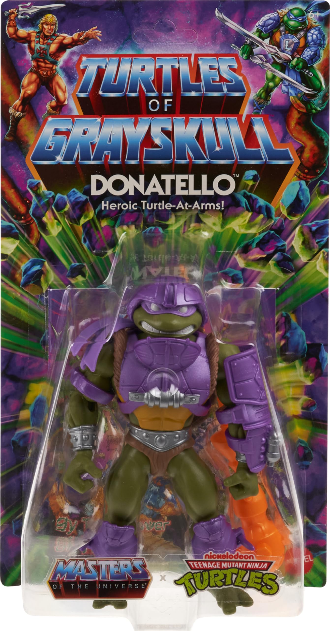 Masters of the Universe Origins Donatello – Turtles of Grayskull Action Figure & Accessories (TMNT x MOTU)