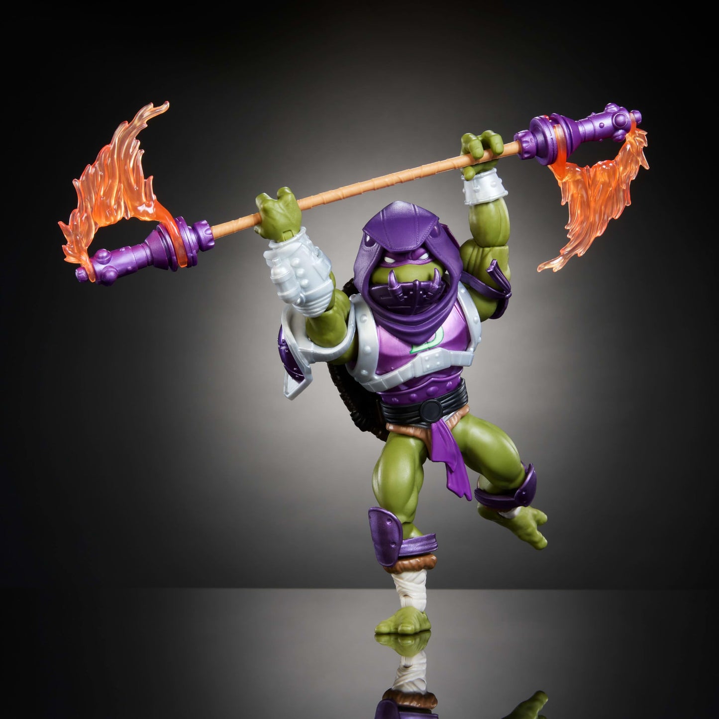 Masters of the Universe Origins Donatello: Turtles of Grayskull Reptile Wars Action Figure — TMNT x MOTU Crossover, 5.5-Inch