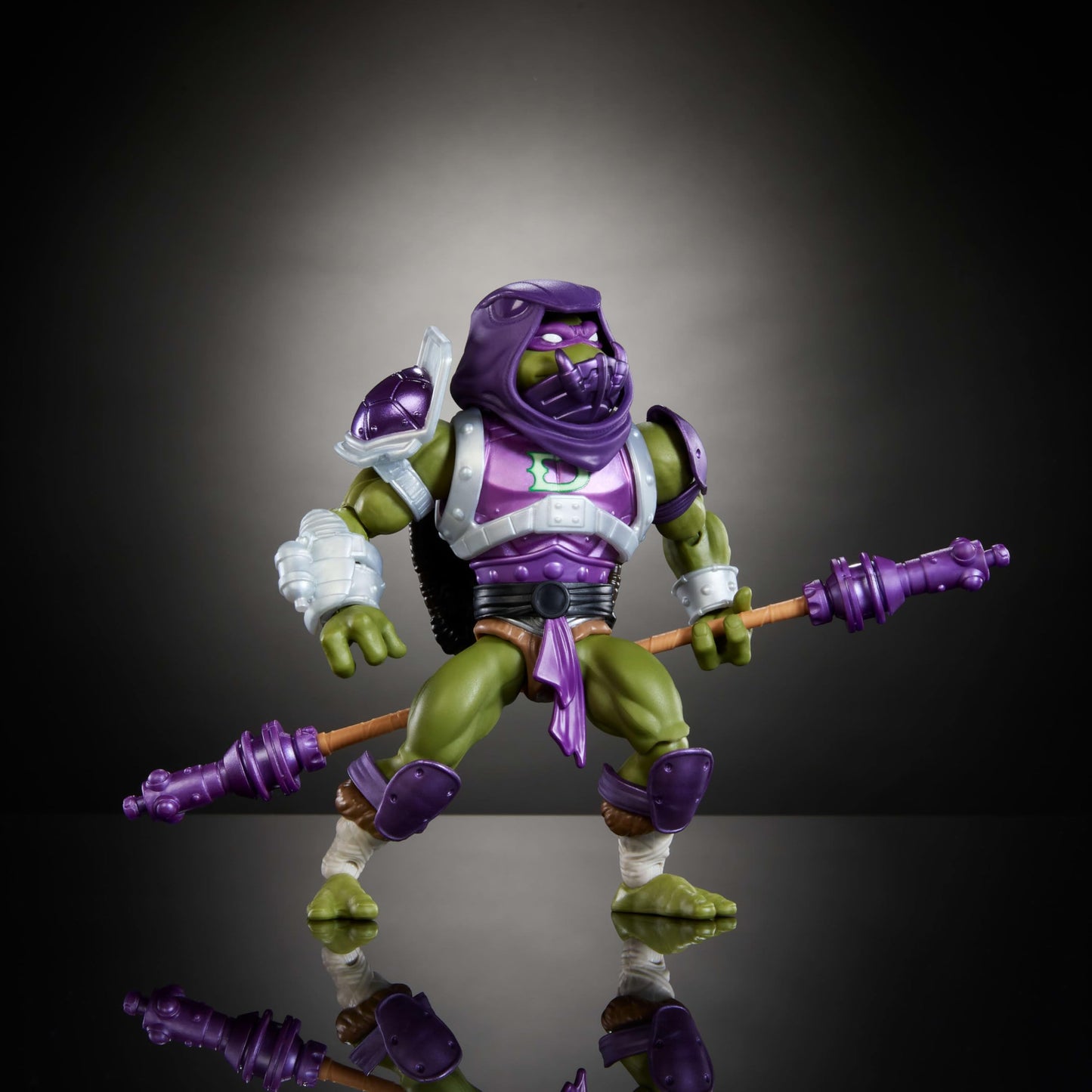 Masters of the Universe Origins Donatello: Turtles of Grayskull Reptile Wars Action Figure — TMNT x MOTU Crossover, 5.5-Inch