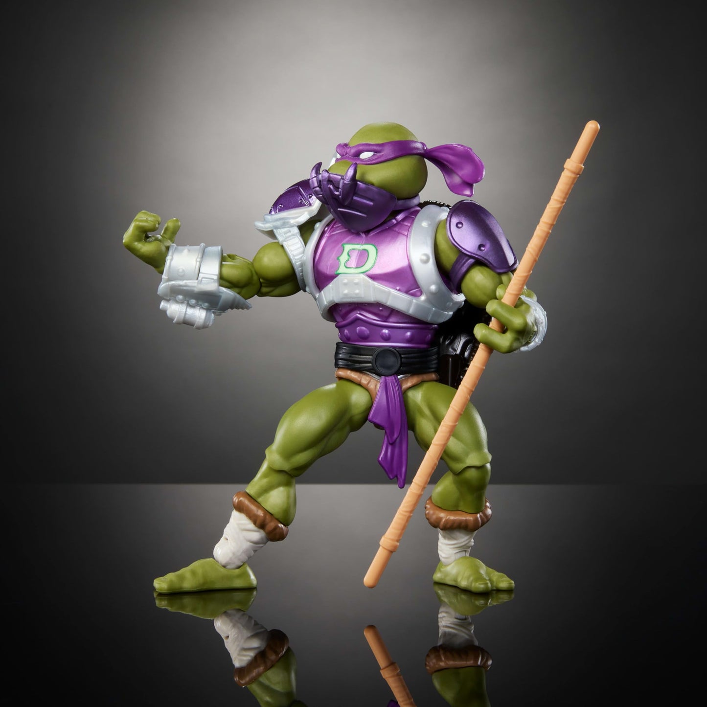Masters of the Universe Origins Donatello: Turtles of Grayskull Reptile Wars Action Figure — TMNT x MOTU Crossover, 5.5-Inch