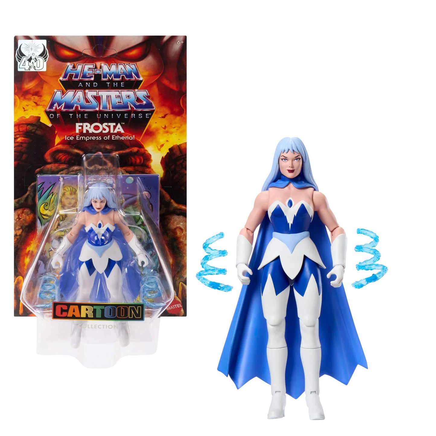 Masters of the Universe Origins Frosta Action Figure – 5.5-Inch Princess of Power with Ice Powers
