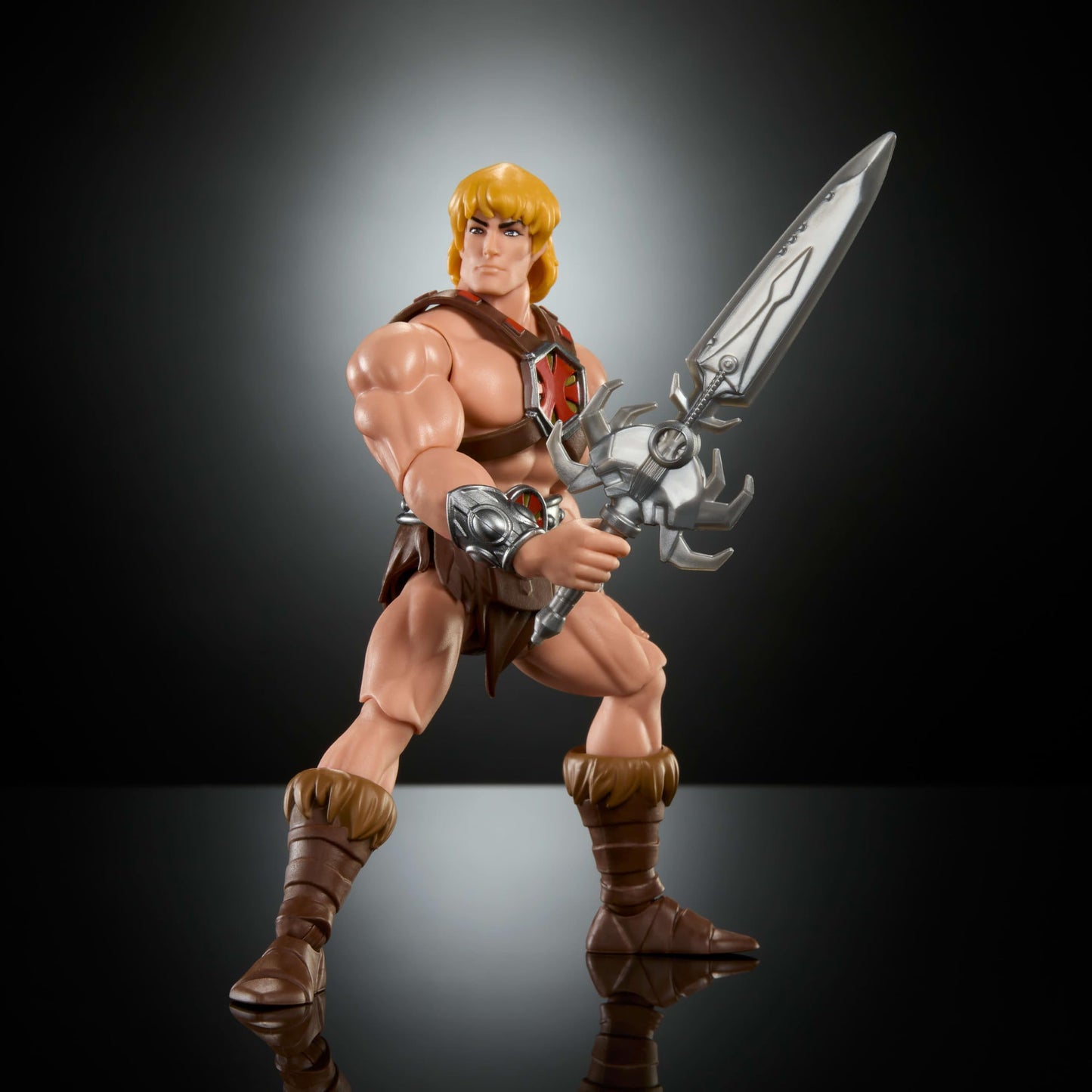 Masters of the Universe Origins He-Man Action Figure 5.5-Inch with Power Sword